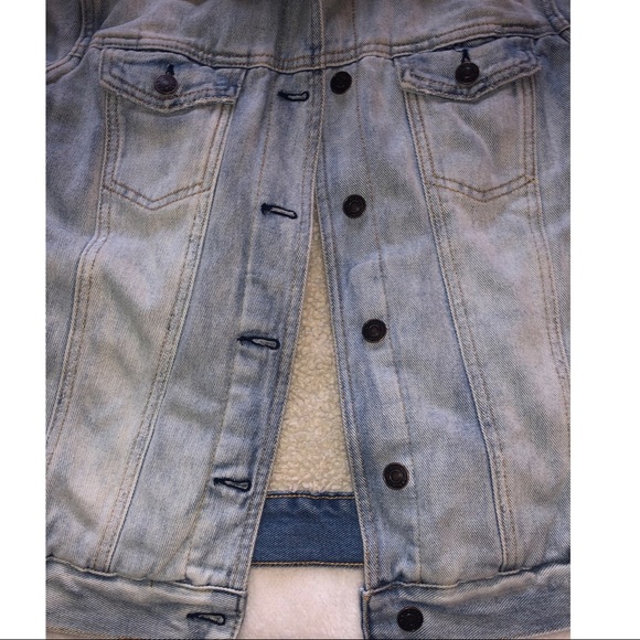 Pacsun Los Angeles Embroidered Sherpa Denim Coat - Picture 11 of 14